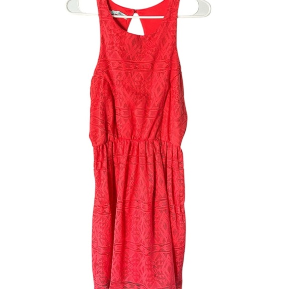 Maurices Orange Sleeveless Halter Sundress medium - Picture 2 of 4